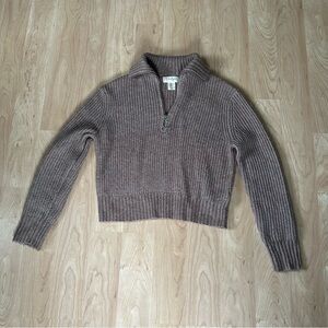 Jessica Simpson Brown Cowl Neck Sweater